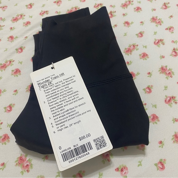 LULULEMON WUNDER TRAIN HR TIGHTS 28” LEGGINGS - Picture 4 of 6